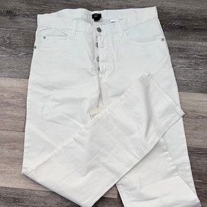 white summer jeans